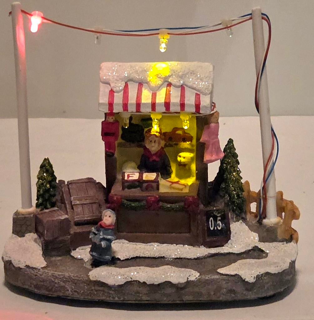 Kerststal met lichtjes - Christmas concepts, Diversen, Ophalen of Verzenden, Zo goed als nieuw