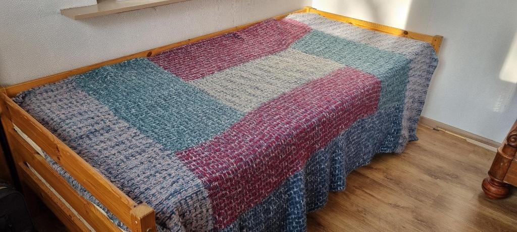 grenen bed, Huis en Inrichting, Slaapkamer | Bedden, Gebruikt, 90 cm, Ophalen of Verzenden, 200 cm