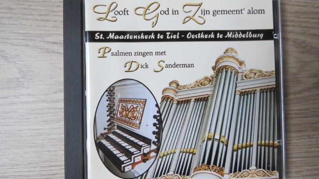 Cd orgel en samenzang: Psalmen zingen met Dick Sanderman, Ophalen of Verzenden, Zo goed als nieuw, Gospel
