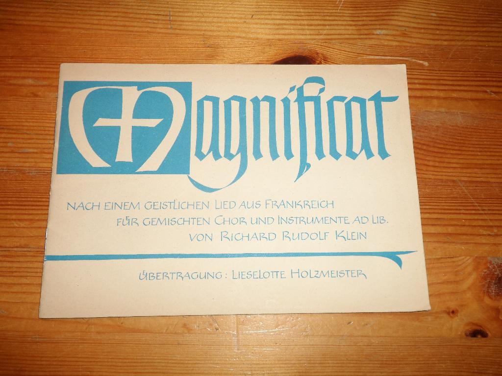 Magnificat - richard rudolf klein, Gebruikt, Klassiek, Ophalen of Verzenden, Koor