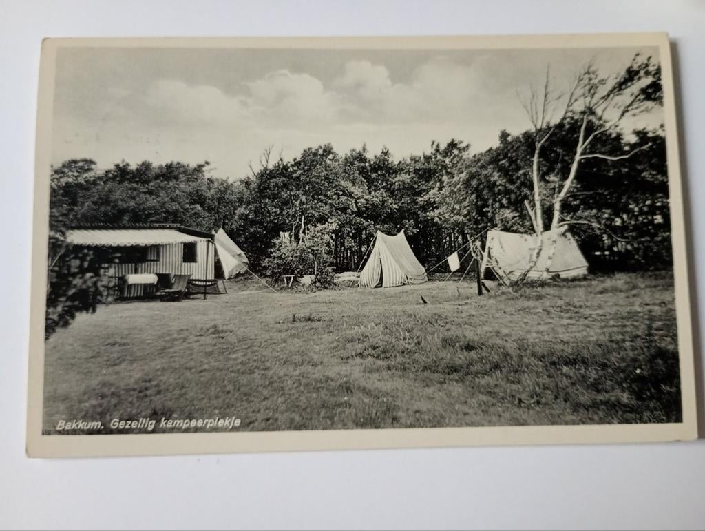 Bakkum Camping 1934, Ophalen of Verzenden, 1920 tot 1940, Gelopen, Noord-Holland