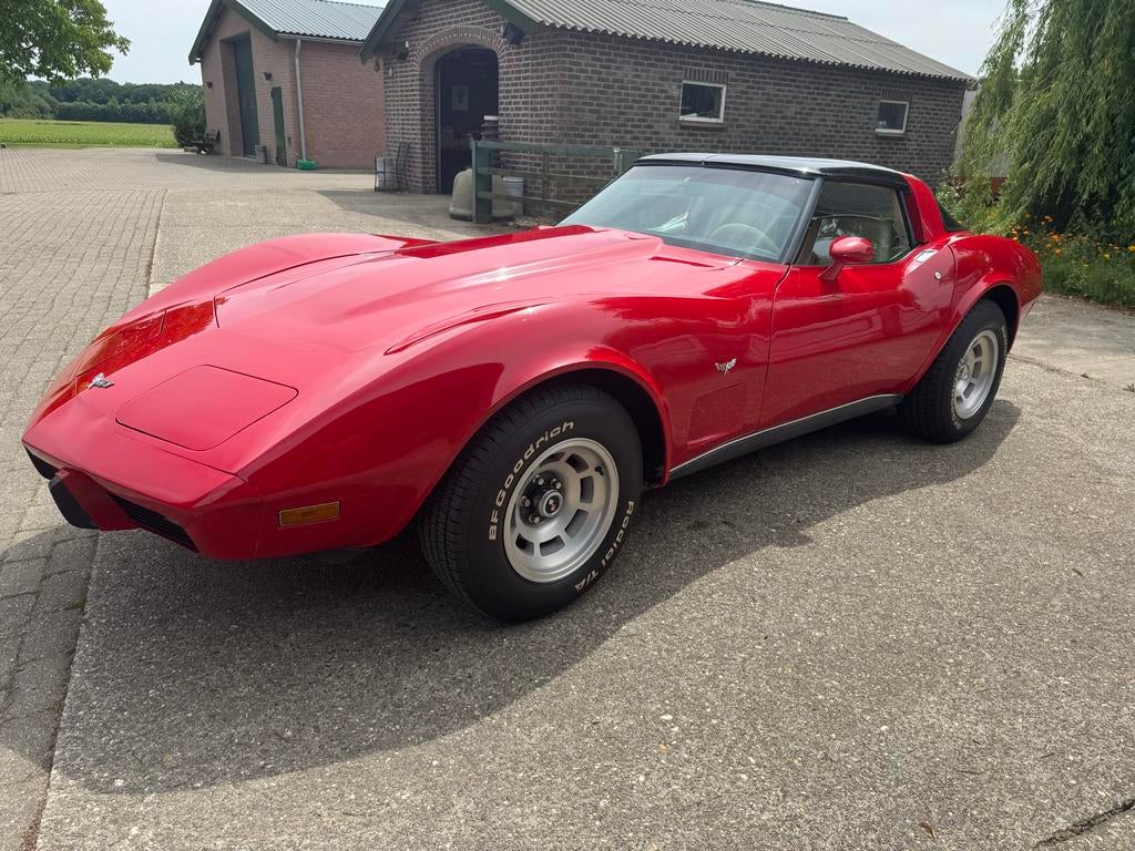 Te koop Zeer nette Corvette 5.7 Targa bouwjaar 1979, Automaat, 5730 cc, Cabriolet, Leder
