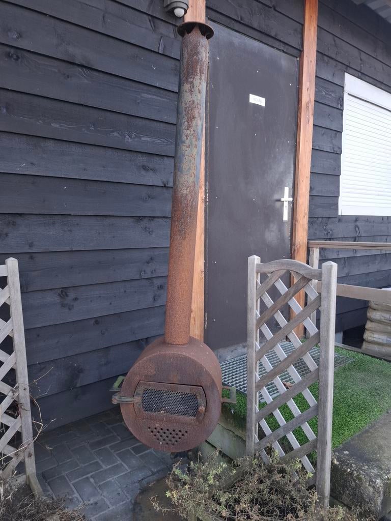 Rustieke Vuurkorf / Vuurton, Tuin en Terras, Ophalen, Gebruikt, Vuurkorf