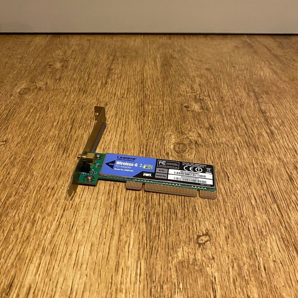Linksys Wireless 2,4GHz PCI Adapter, Ophalen of Verzenden, Gebruikt, Intern, Linksys