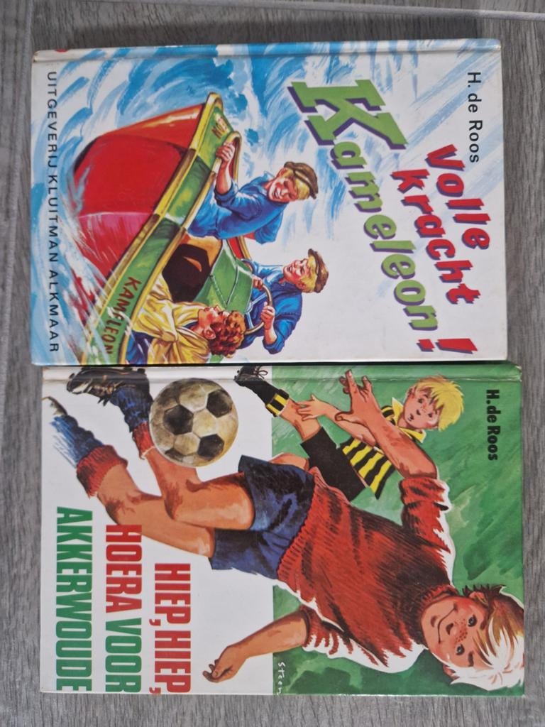 Vintage Kameleon en Hiep hiep hoera voor Akkerw - H. de Roos, Boeken, Ophalen of Verzenden, Gelezen, H. de Roos, Fictie algemeen