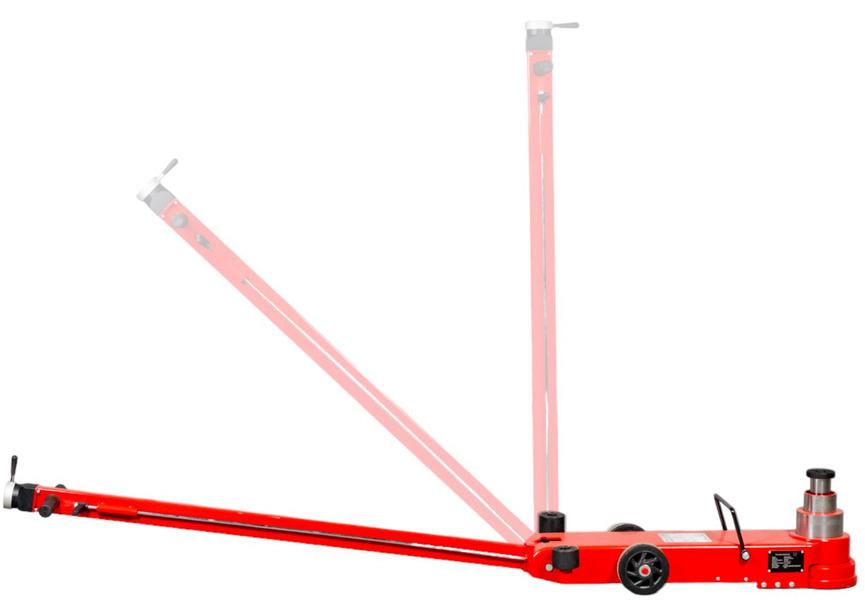 Hydropneumatische rolkrik met capaciteit 40T MW Tools