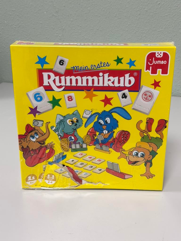 Jumbo Mijn Eerste Rummikub Nieuw - gezelschapsspel (duits), Nieuw, Ophalen of Verzenden, H, H
