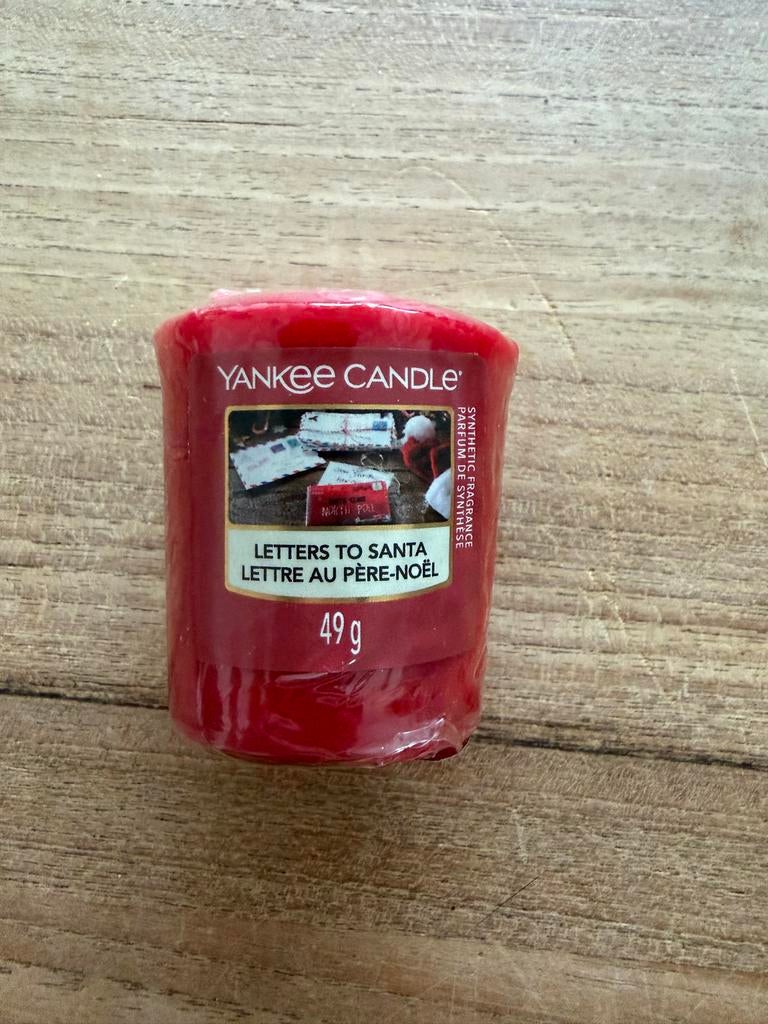 Yankee Candle Letters to Santa Kaars 49 gram nieuw, Overige materialen, Nieuw, Ophalen of Verzenden, Kaars