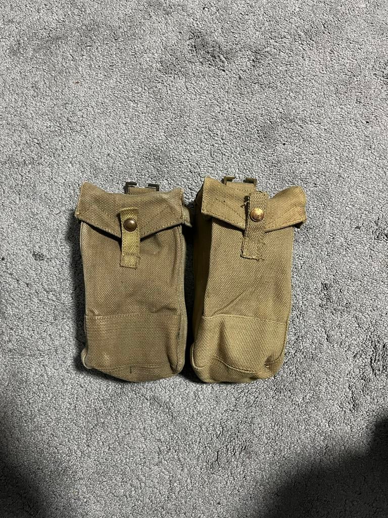 Ww2 britse bren gun tasjes 1940/1941, Verzamelen, Ophalen of Verzenden, Landmacht, Engeland, Overige typen