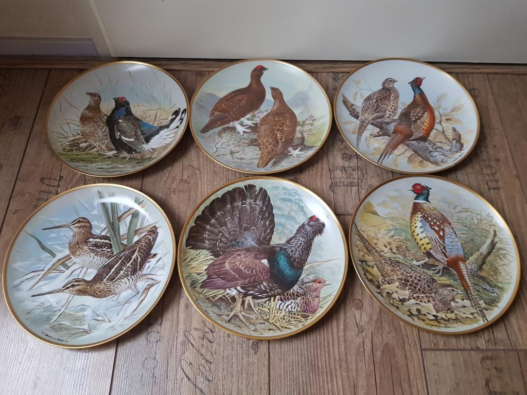 Franklin porcelain gamebirds of the world borden, Antiek en Kunst, Ophalen of Verzenden