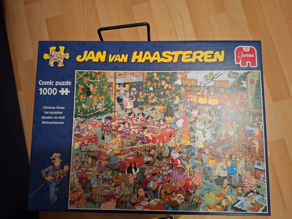 Jan van Haasteren 'Het Kerstdiner', Ophalen of Verzenden, 500 t/m 1500 stukjes, Zo goed als nieuw