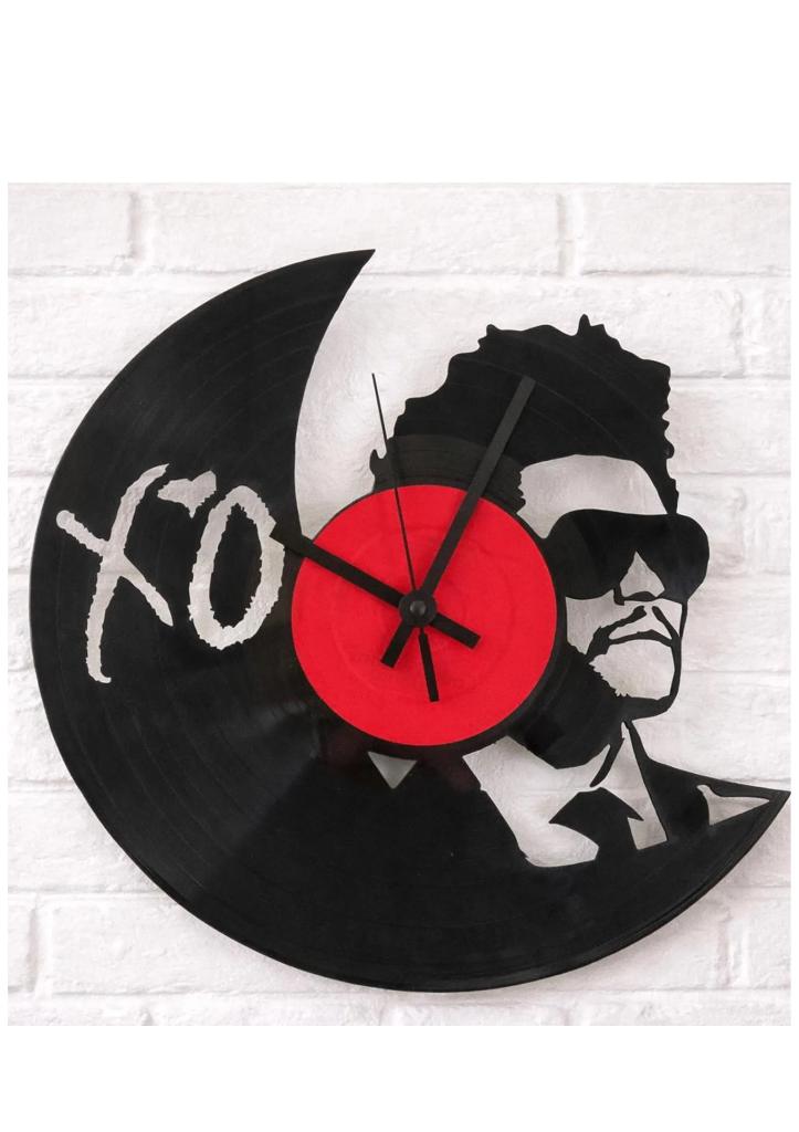 Handgemaakte Vinyl Wandklok (LP) – Uniek Retro Cadeau, Huis en Inrichting, Woonaccessoires | Klokken, Verzenden, Nieuw, Analoog