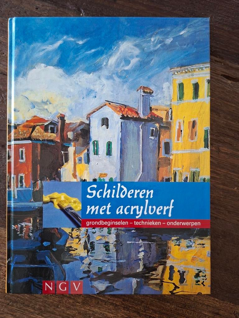 Schilderen met acrylverf, Hobby en Vrije tijd, Schilderen, Ophalen of Verzenden, Zo goed als nieuw, Acrylverf