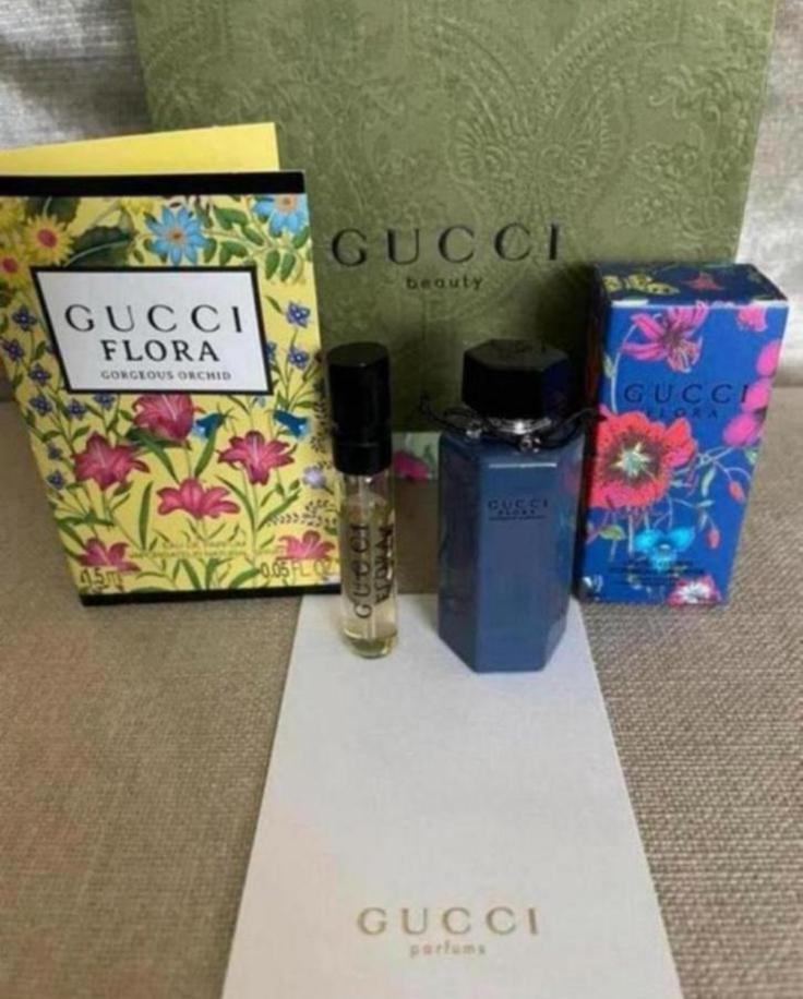 Gucci Flora miniatuur edt lavendel flacon, 5 ml, nieuw, Verzamelen, Parfumverzamelingen, Ophalen of Verzenden, Nieuw, Miniatuur