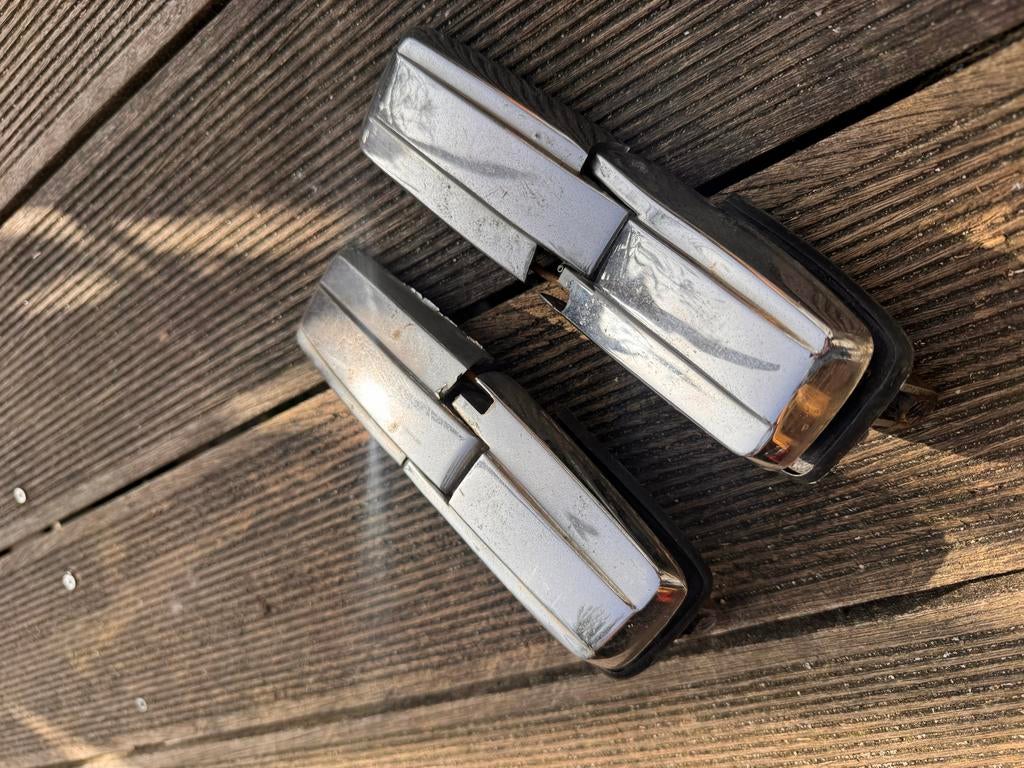 Volvo 145 245 240 Chrome Kofferbak Kofferklep Scharnieren, Auto-onderdelen, Carrosserie en Plaatwerk, Gebruikt, Achterklep, Ophalen of Verzenden