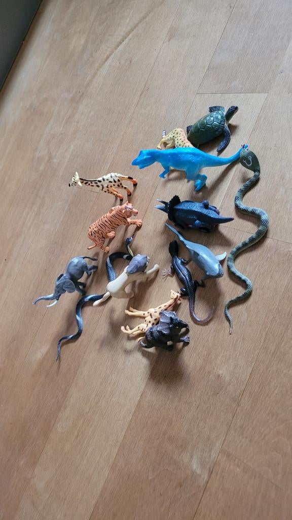 Plastic speelgoed dieren set - diverse soorten, Ophalen of Verzenden, Gebruikt, Jongen of Meisje
