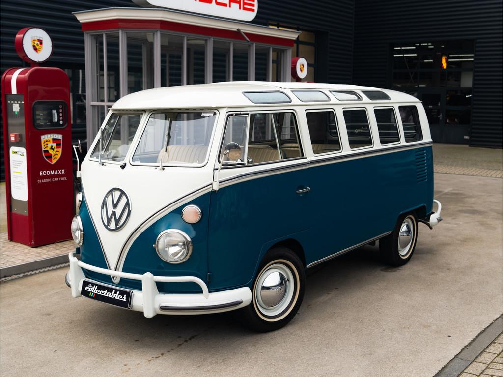 Volkswagen T1 Samba 1967 originele Sambabus (bj 1967), Auto's, 1493 cc, Overige carrosserieën, Bedrijf, Handgeschakeld