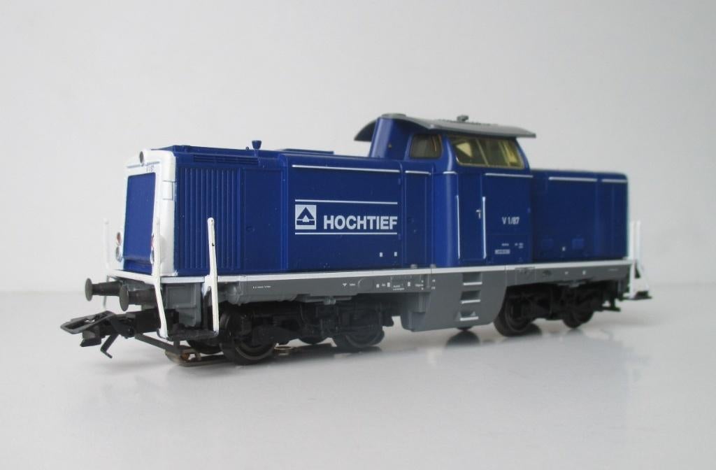 Marklin diesellok Hochtief uit set 26519, Wisselstroom, Locomotief, Nieuw, Ophalen of Verzenden