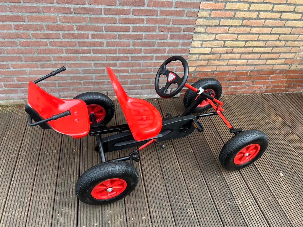 Mammoet “Junior” met Duo stoel, Kinderen en Baby's, Speelgoed | Buiten | Skelters, Ophalen, Zo goed als nieuw, Mammoet, Duozit