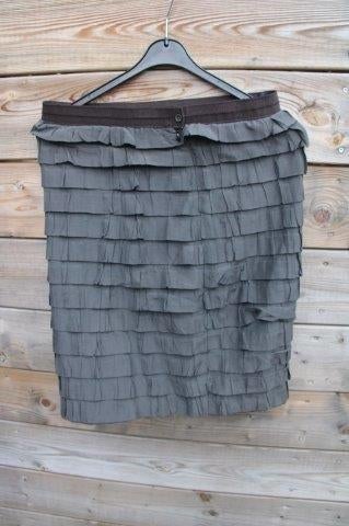 Rok grijs Piazza Sempione mt S/M Vaste prijs OPRUIMING, Verzenden, Piazza Sempione, Zo goed als nieuw, Knielengte