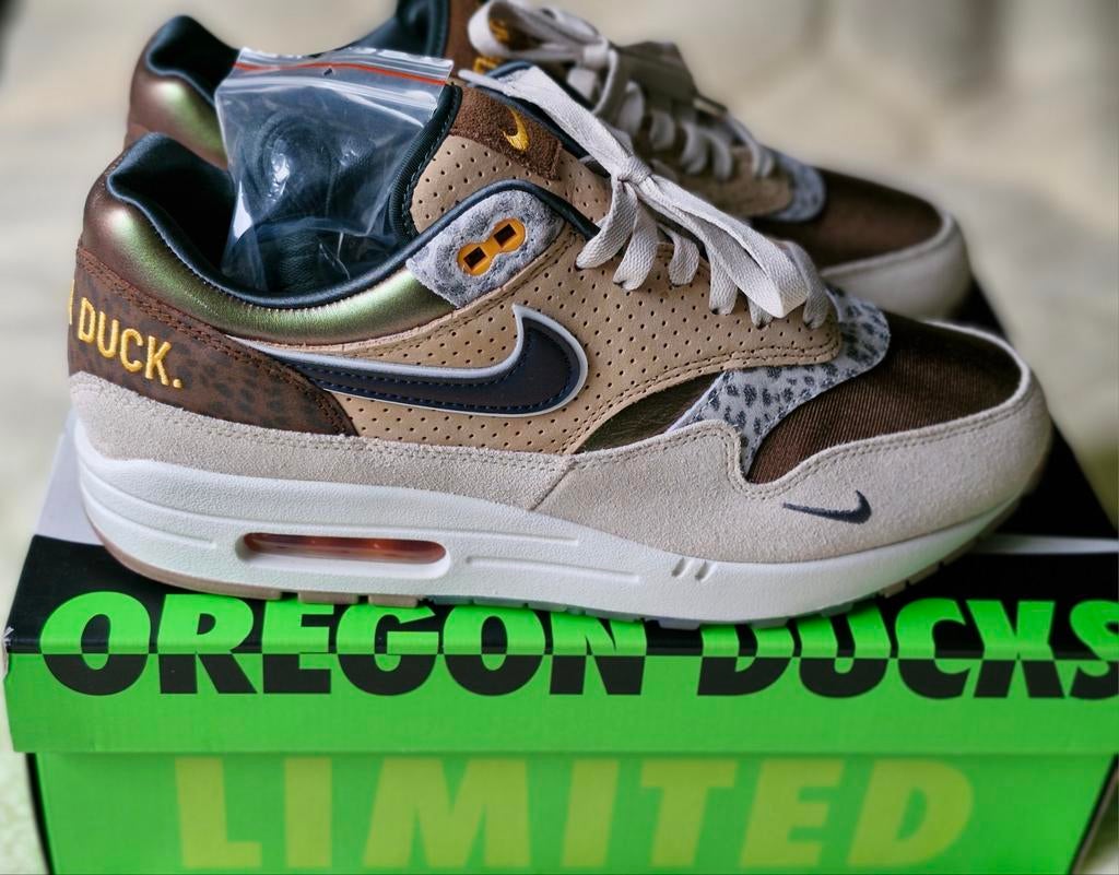 Nike air max 1 Oregon 44.5, Overige kleuren, Nike, Ophalen of Verzenden, Sneakers of Gympen