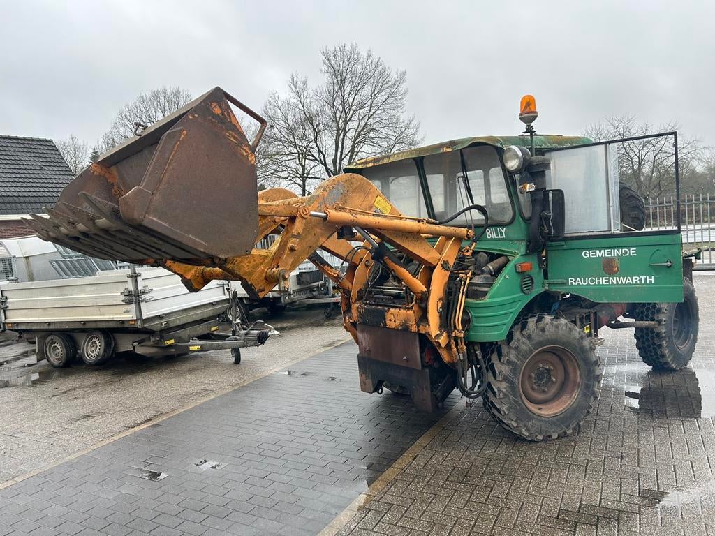 Voorlader voor een UNIMOG, Ophalen, Zo goed als nieuw