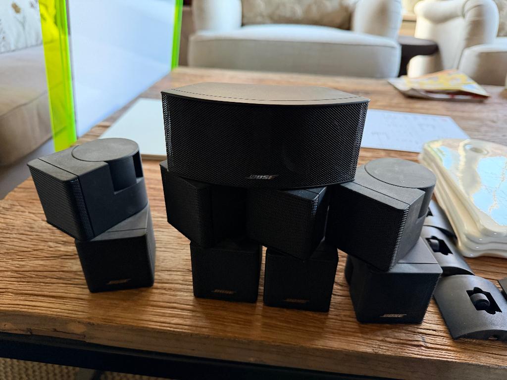 Bose set jewel box met centre speaker, zwart, Ophalen, Minder dan 60 watt, Center speaker, Bose