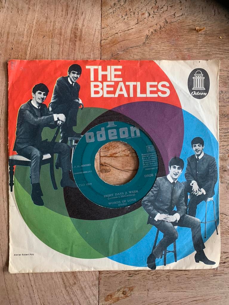 The Beatles Odeon EP Eight days a week Kansas City, Cd's en Dvd's, Vinyl Singles, Ophalen of Verzenden, Gebruikt, Pop, EP