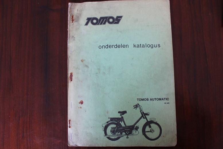 Tomos M48 Automatic onderdelen catalogus Tomos M 48, Fietsen en Brommers, Ophalen of Verzenden, Gebruikt