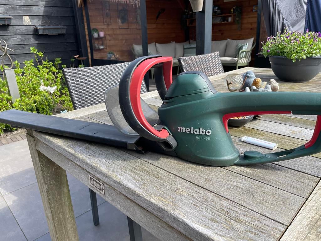 Metabo heggenschaar HS 8755, Ophalen of Verzenden, Gebruikt, Elektrisch
