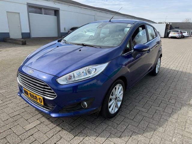 Ford Fiesta 1.0 EcoBoost Titanium Nw APK, Dist, Gr Beurt Bom, Voorwielaandrijving, 125 pk, Euro 6, Blauw