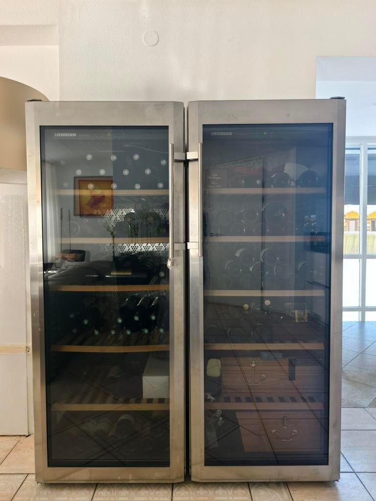 Liebherr grandcru Rvs wijnklimaat kast Wkes 4177, 200 liter of meer, Ophalen, Zonder vriesvak, 160 cm of meer