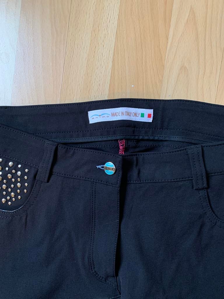 Animo rijbroek zwart - Maat I46 D40, Dieren en Toebehoren, Paardrijkleding, Zo goed als nieuw, Dames, Onderkleding, Dressuur, Ophalen of Verzenden