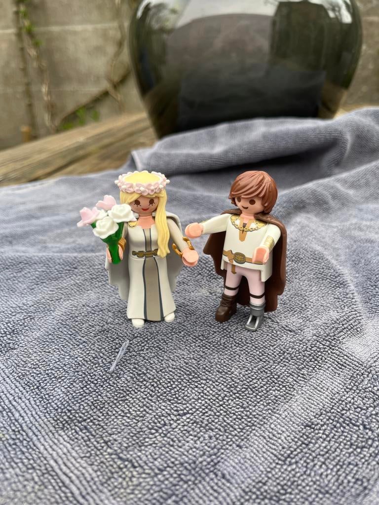 Playmobil Drakenrijders Bruidspaar - Ridder en Prinses, Ophalen of Verzenden, Zo goed als nieuw, Los playmobil