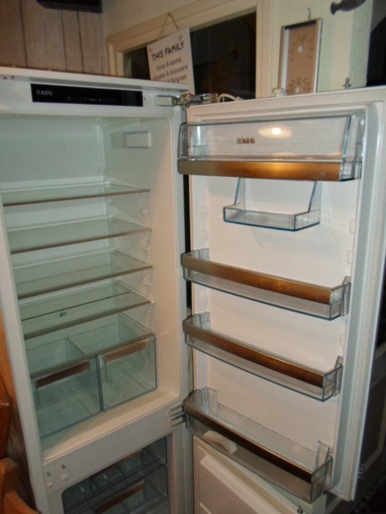 Koelvries combinatie Type SCS81800C0, Ophalen, Gebruikt, 200 liter of meer, Met aparte vriezer