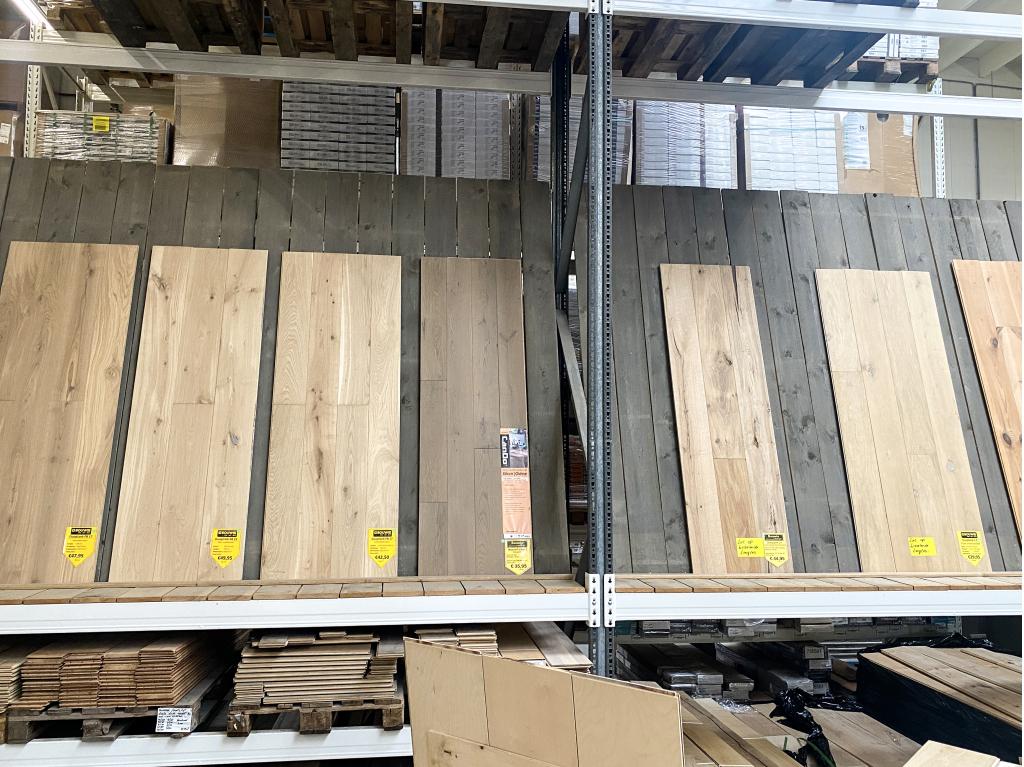 Houten vloer - duoplank - Eiken -  Outlet prijzen, Niet ingevuld, Niet ingevuld, Nieuw, 10 m² of meer