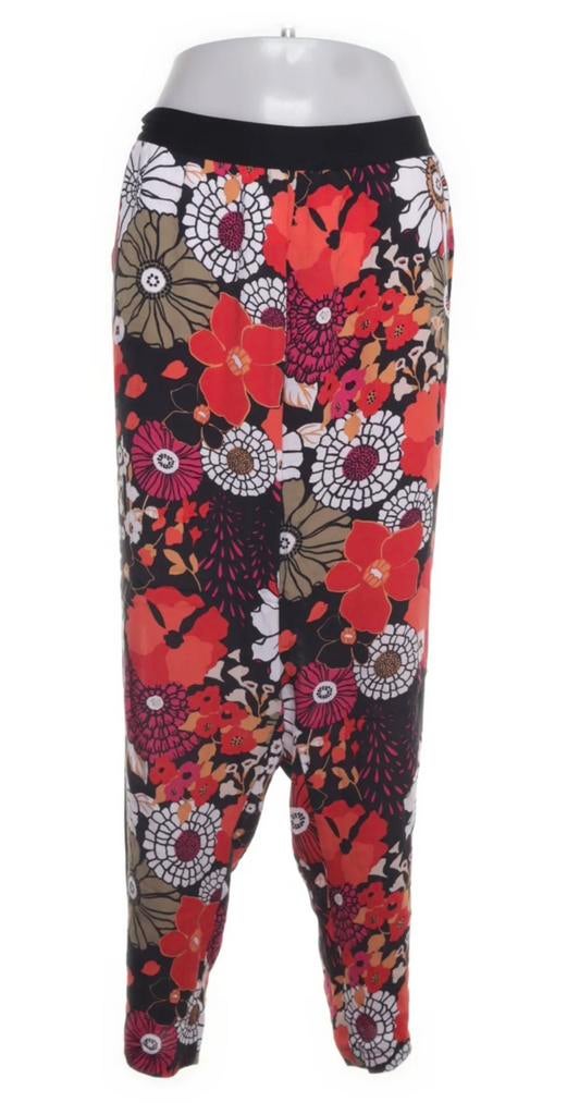 Viscose Broek van Samoon - Maat : 50, Kleding | Dames, Verzenden, Zo goed als nieuw, Overige kleuren, Broek of Spijkerbroek