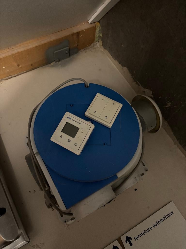 Buva Vital Air System mechanische ventilatiebox, Ophalen, Gebruikt, Afzuiger