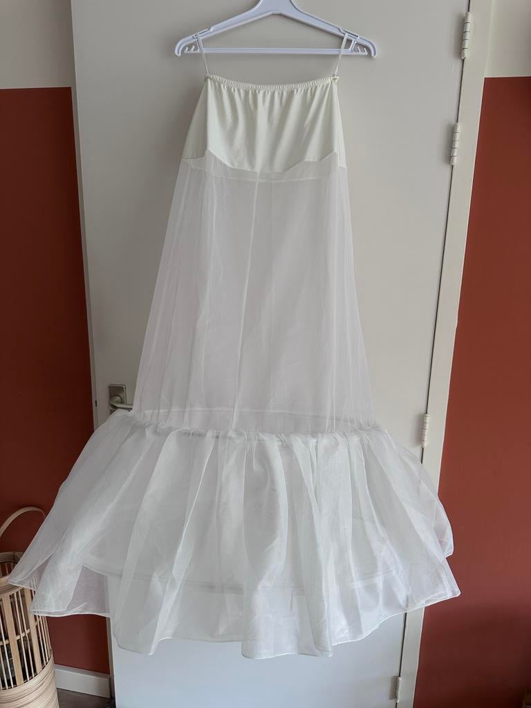Bianco Evento nieuwe hoepelrok 38/M, Ophalen of Verzenden, Nieuw, Wit, Trouwjurk