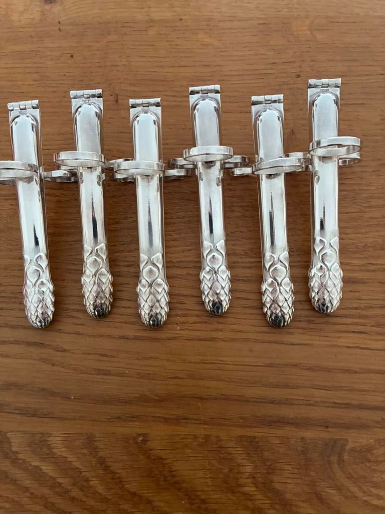 Vintage 6 Asperge tangen, Ophalen