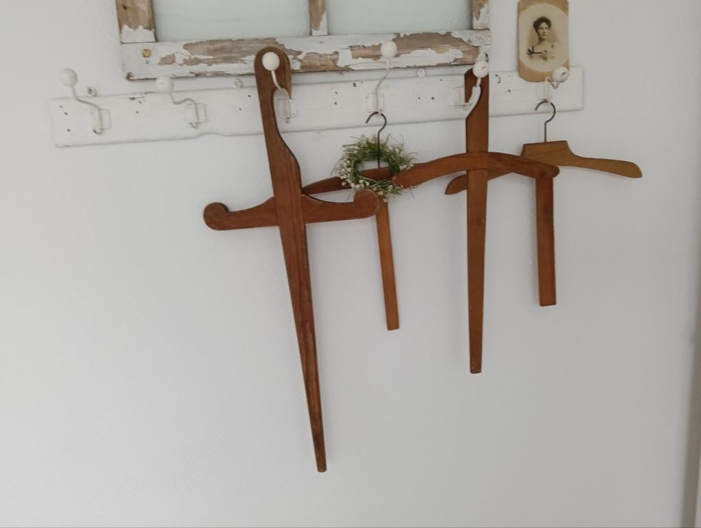 Oude Franse kleding hangers.., Ophalen of Verzenden