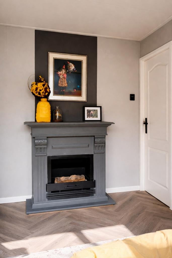 Bio ethanol haard met kunsthout en 3 branders, Huis en Inrichting, Haarden, Ophalen, Gebruikt, Vrijstaande haard, Gelhaard