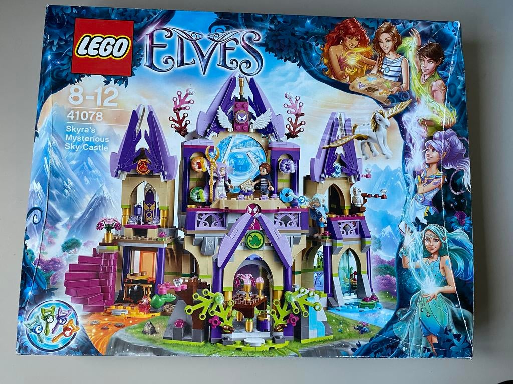 Lego Elves 41078 Skyra's Mysterieuze Luchtkasteel, Ophalen of Verzenden, Gebruikt, Complete set, Lego