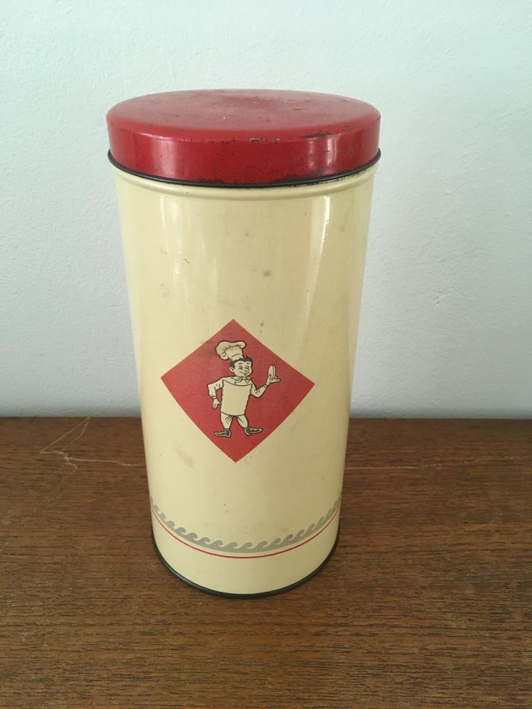 Vintage voorraadblik Bolletje Beschuit blik retro vintage, Verzenden