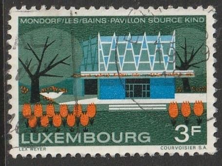 Luxemburg 1968 773 Mondorf, Gest, Ophalen of Verzenden, Luxemburg, Gestempeld