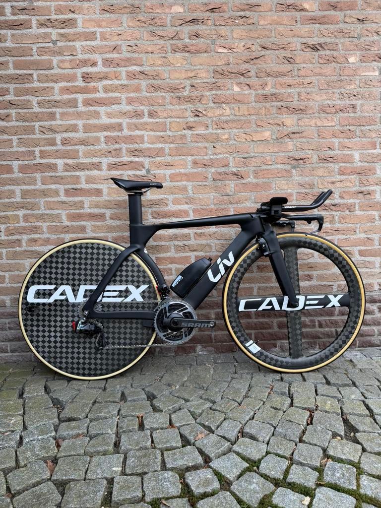 Liv Trinity Advanced SL tijdritfiets - Sram Red - maat XS, Fietsen en Brommers, Ophalen, 28 inch, Gebruikt, Carbon