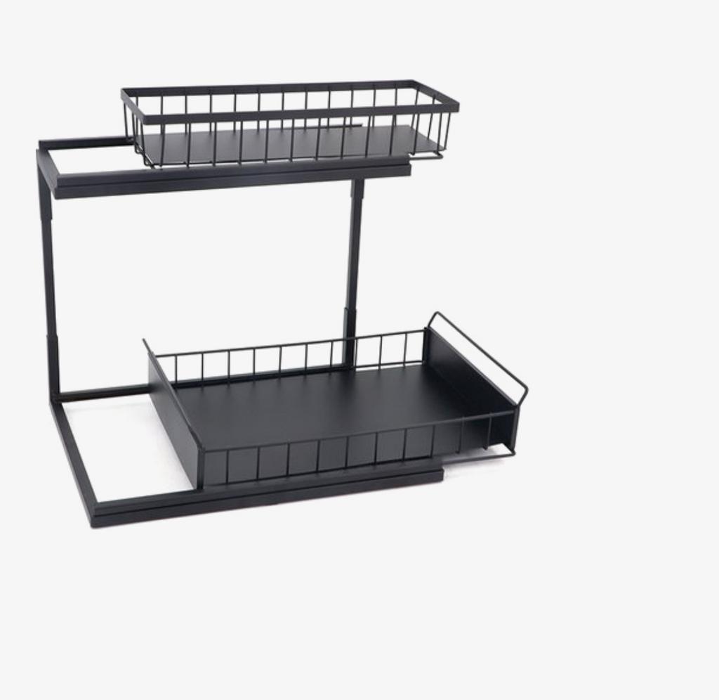 Gootsteenkast organizer, Ophalen of Verzenden, Zwart, Metaal, Overige typen