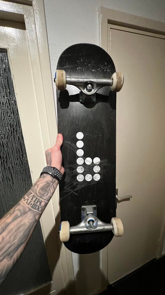 Braille skateboard 8.0, Sport en Fitness, Skateboarden, Ophalen of Verzenden, Zo goed als nieuw, Skateboard