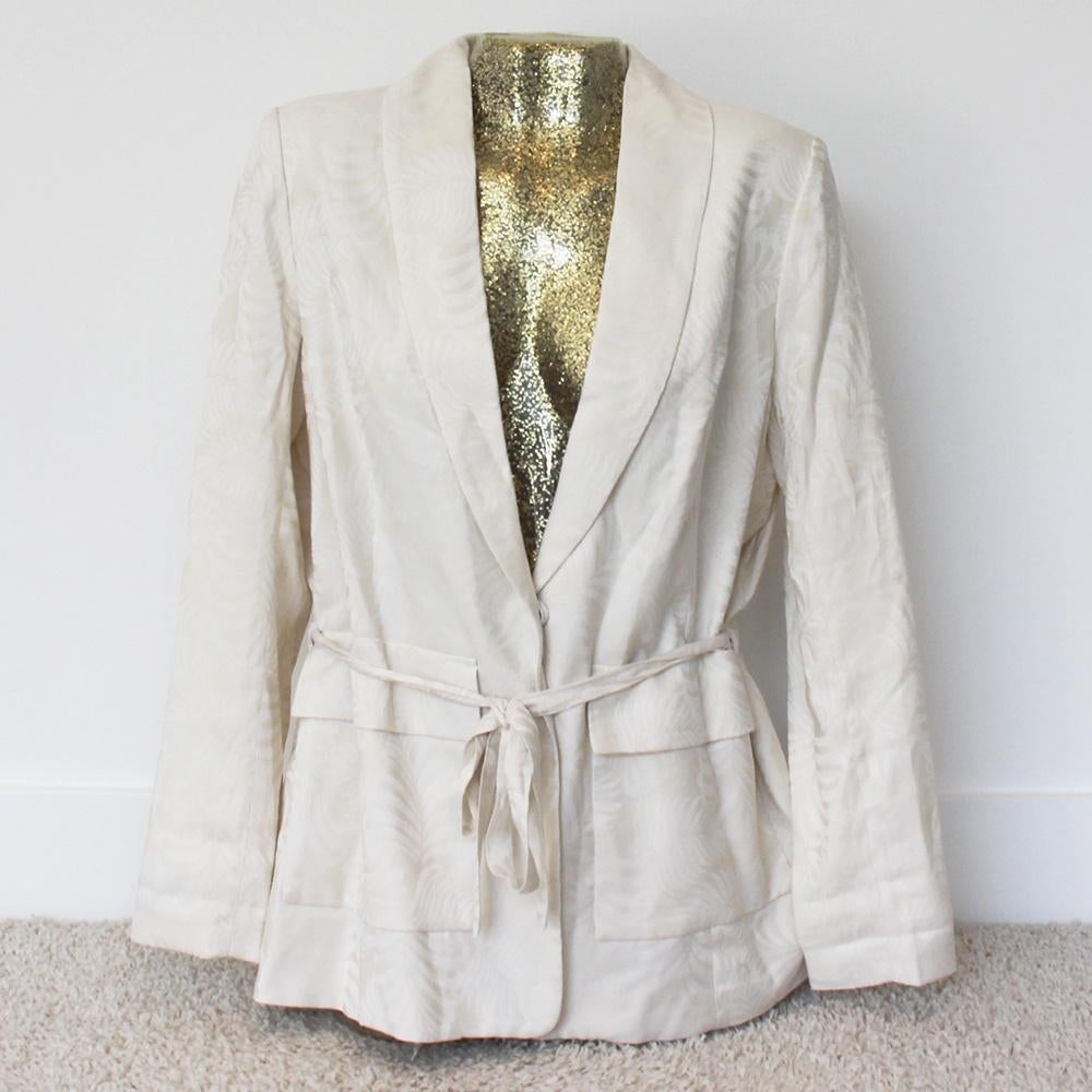 Prachtig Nieuw H&M Jasje (Maat 40) - 62 € 35,-, Maat 38/40 (M), H&M, Beige, Ophalen of Verzenden