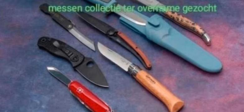 GEZOCHT: Collecties zakmessen en multitools ter overname, Ophalen of Verzenden, Zo goed als nieuw